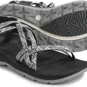 Black and White Chacos
